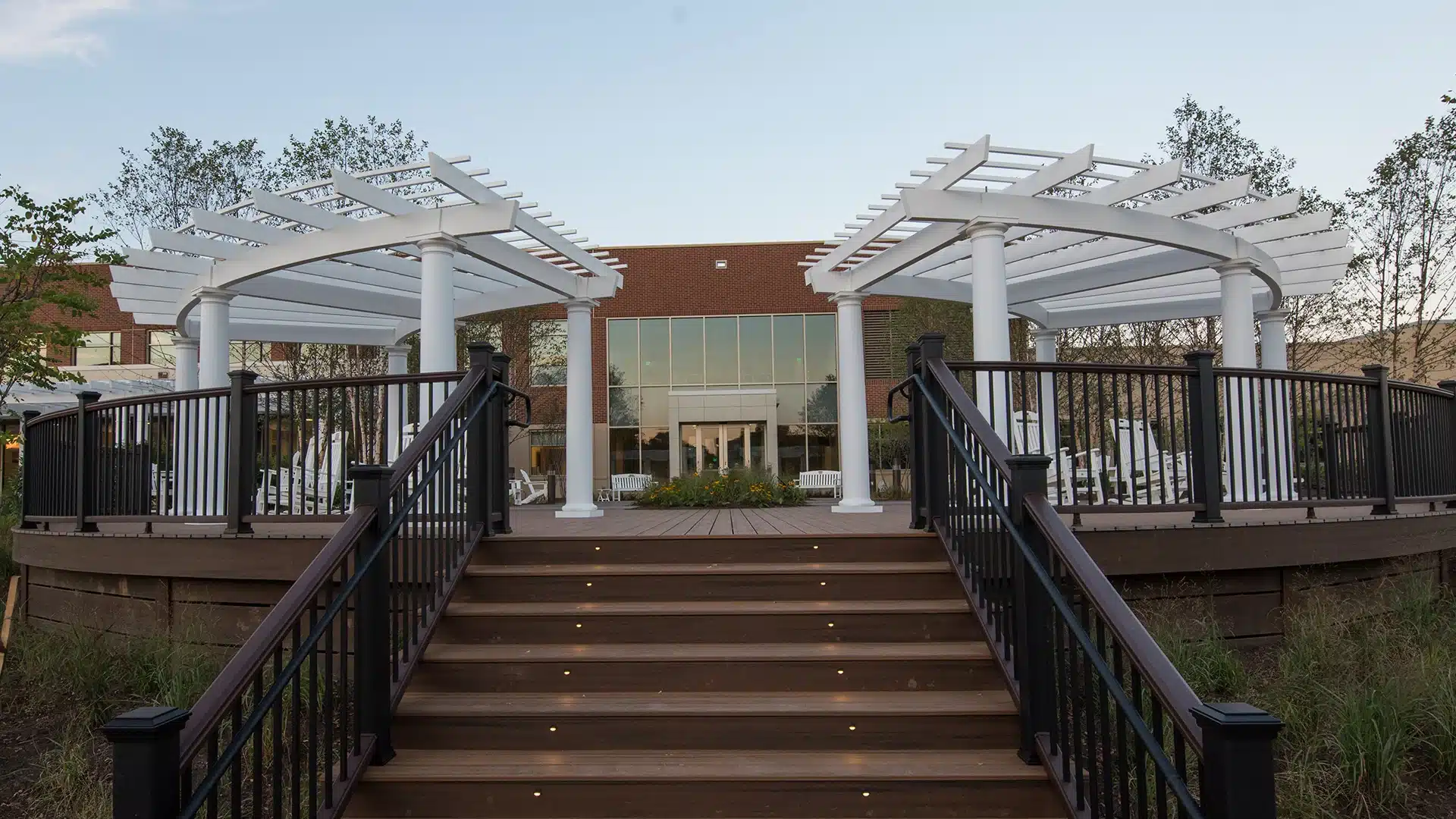 Radius Trex Pergolas Valley Health Cancer Center