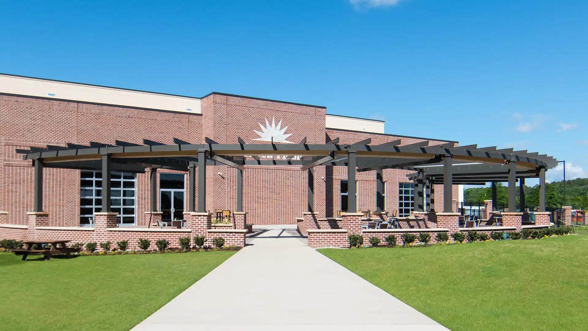 Custom Trex Pergola at Green Flash Brewery