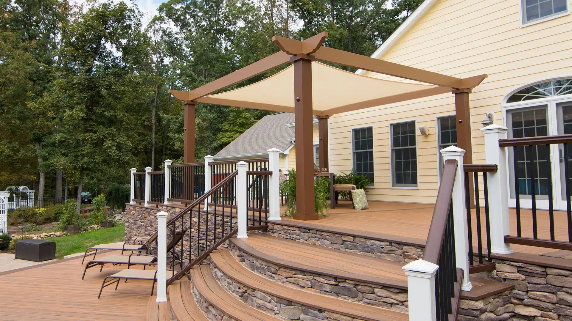 Trex Pergola Vision - tension canopy infill